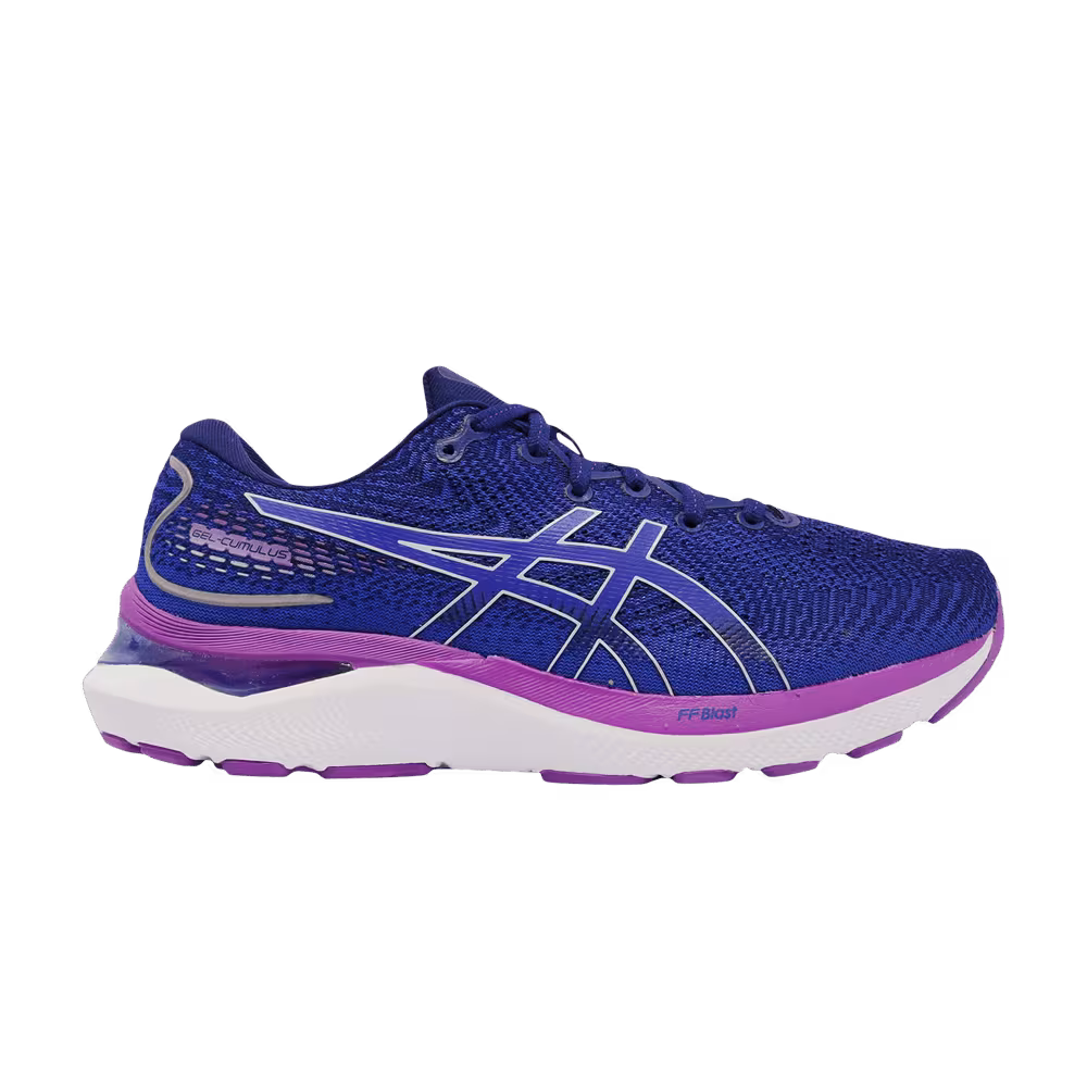 Asics Women's Gel Cumulus 24 Wide Dive Blue Orchid