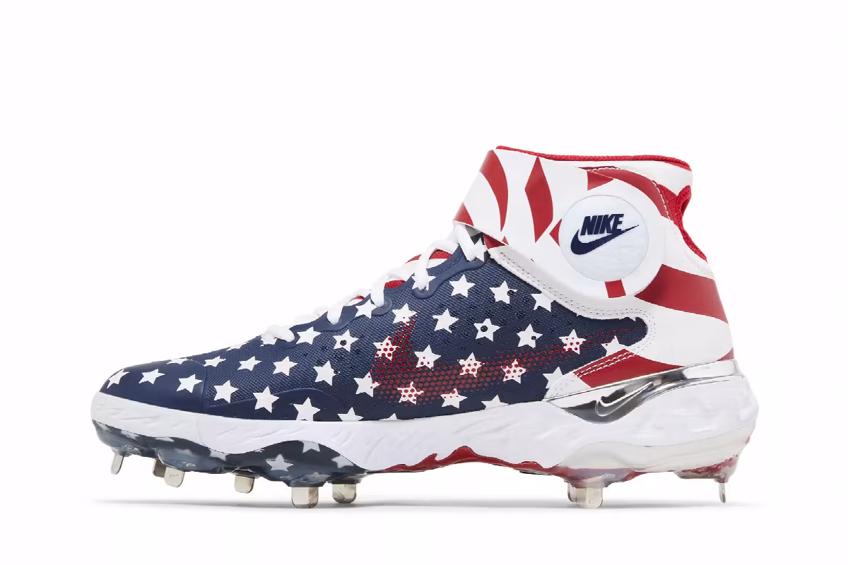 Nike Alpha Huarache Elite 3 Mid Stars and Stripes, view 4