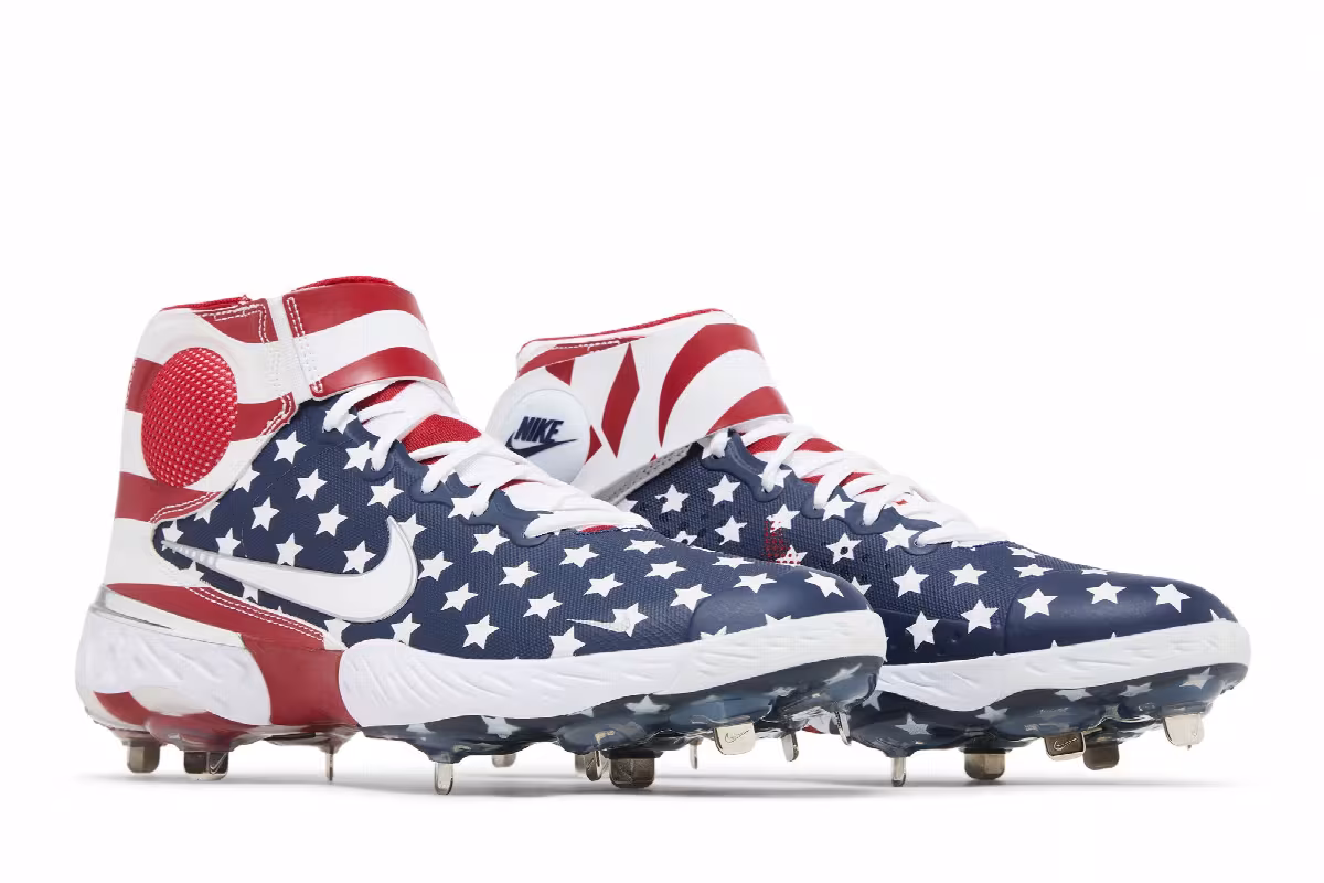 Nike Alpha Huarache Elite 3 Mid Stars and Stripes, view 9