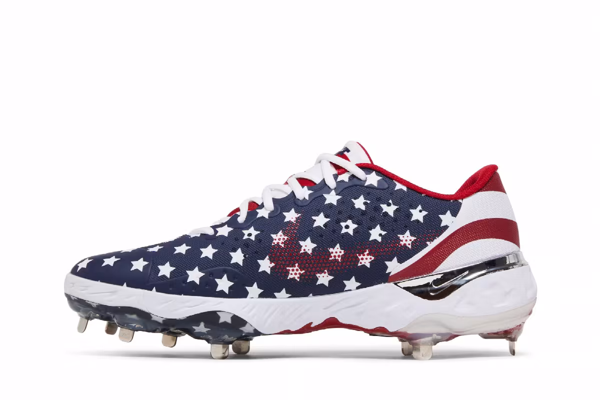 Nike Alpha Huarache Elite 3 Low Stars and Stripes, view 4