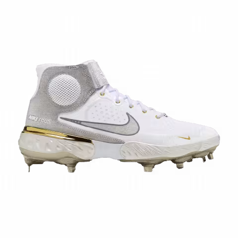 Nike Alpha Huarache Elite 3 Mid 'White Silver Metallic'
