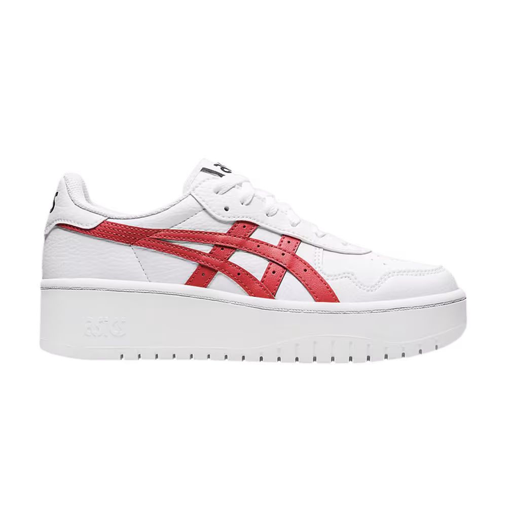 Asics Women's Japan S Platform White Classic Red