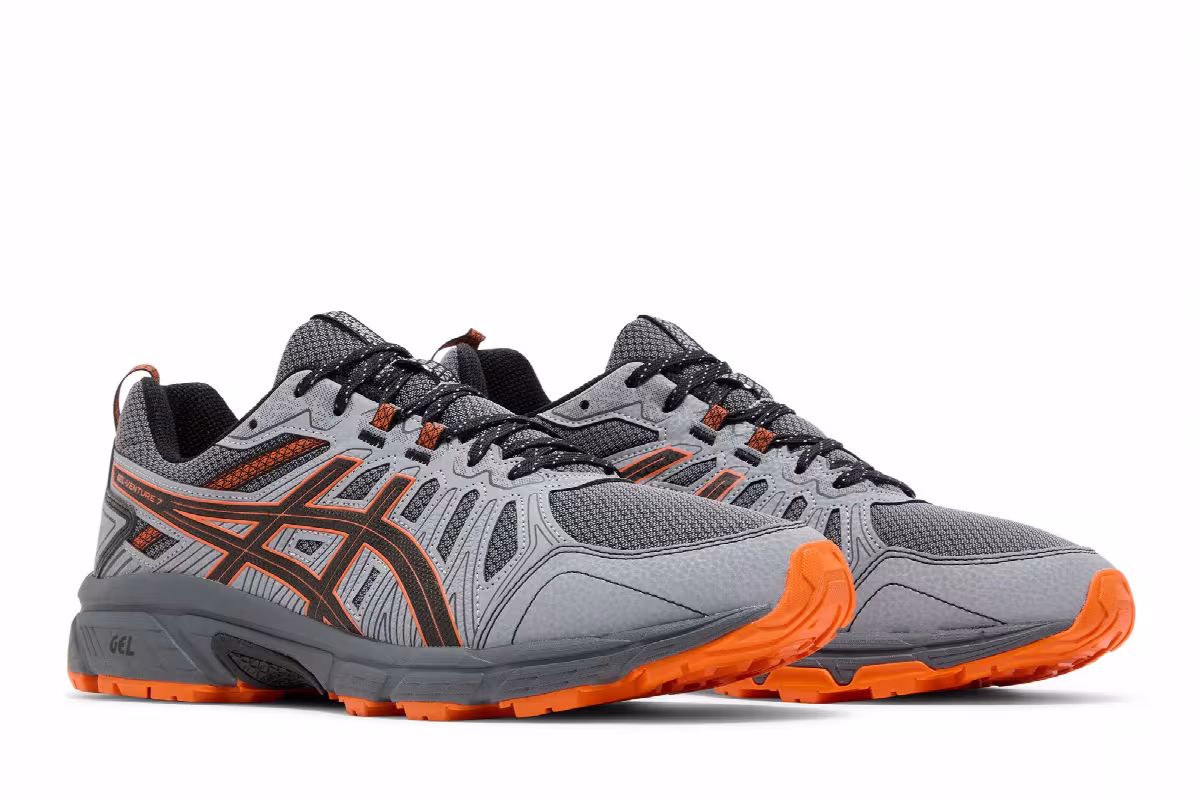 Asics Gel Venture 7 4E Wide Carrier Grey Habanero, view 9
