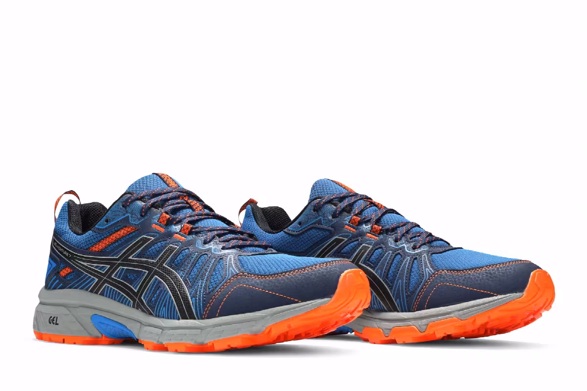Asics Gel Venture 7 4E Wide Electric Blue Rock, view 9