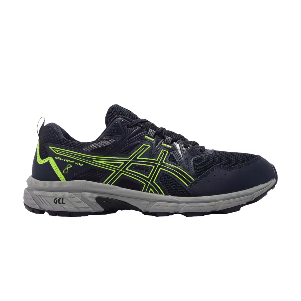 Asics Gel Venture 8 4E Extra Wide French Blue Hazard Green