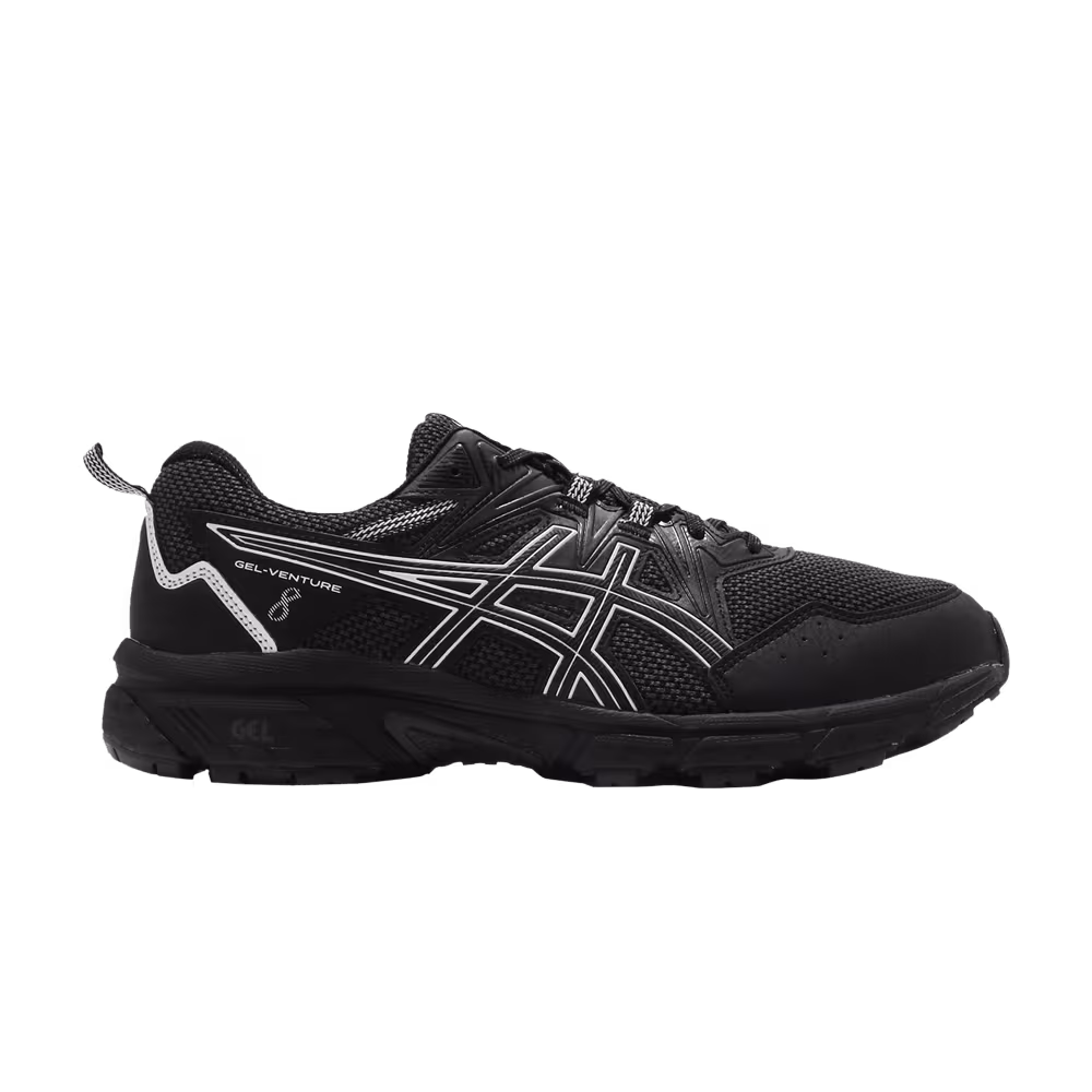 Asics Gel Venture 8 4E Wide Black White