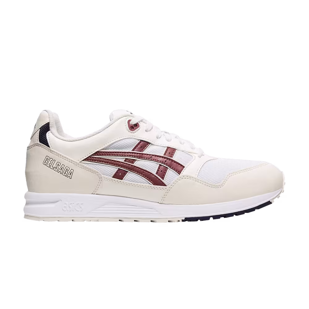 ASICS Gel Saga White Brisket Red
