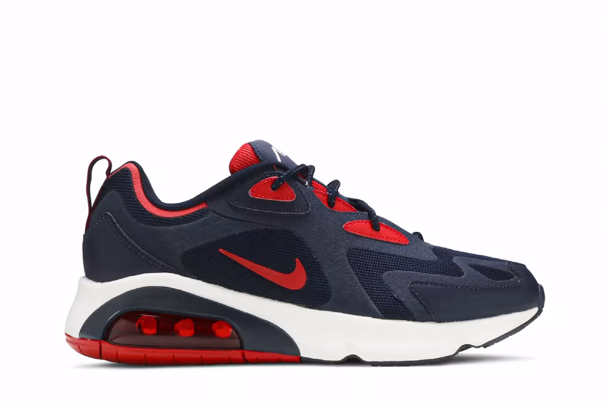 Nike Air Max 200 Obsidian University Red, view 2