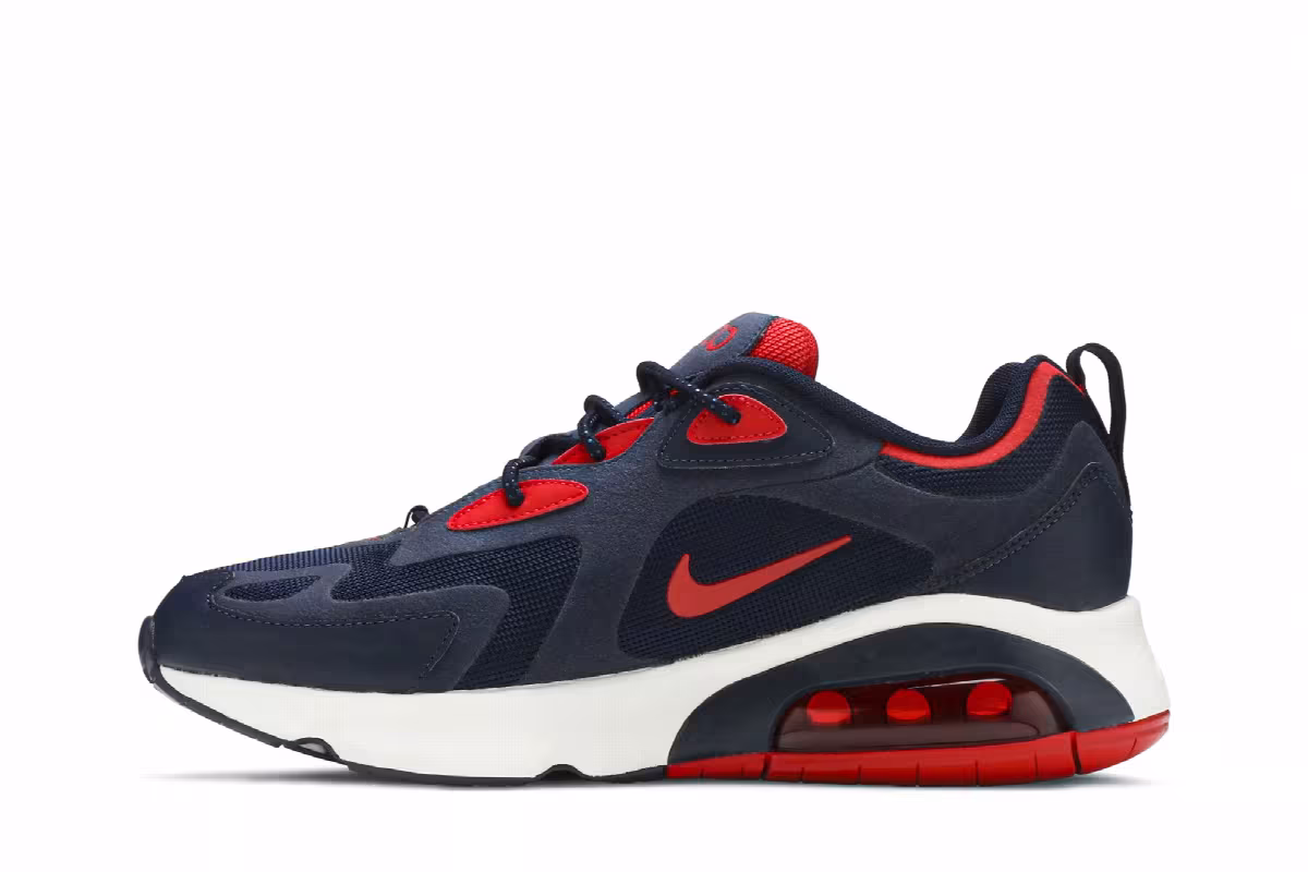 Nike Air Max 200 Obsidian University Red, view 4