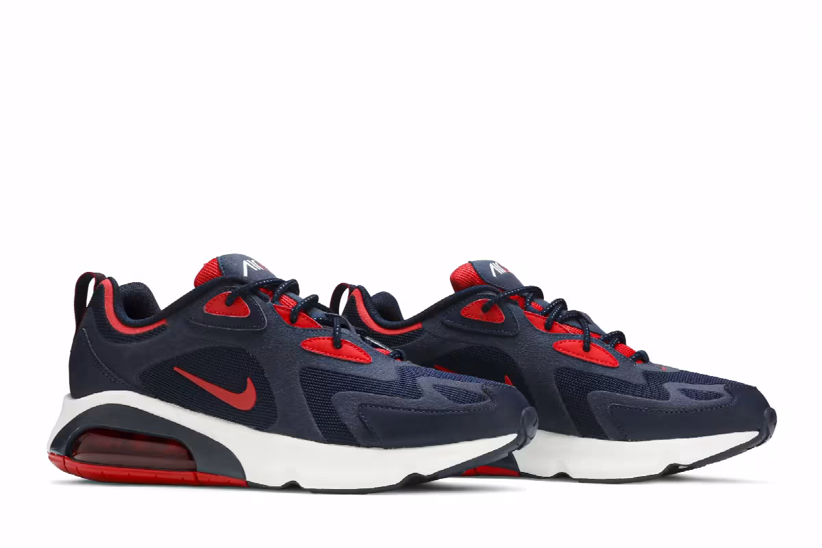 Nike Air Max 200 Obsidian University Red, view 9