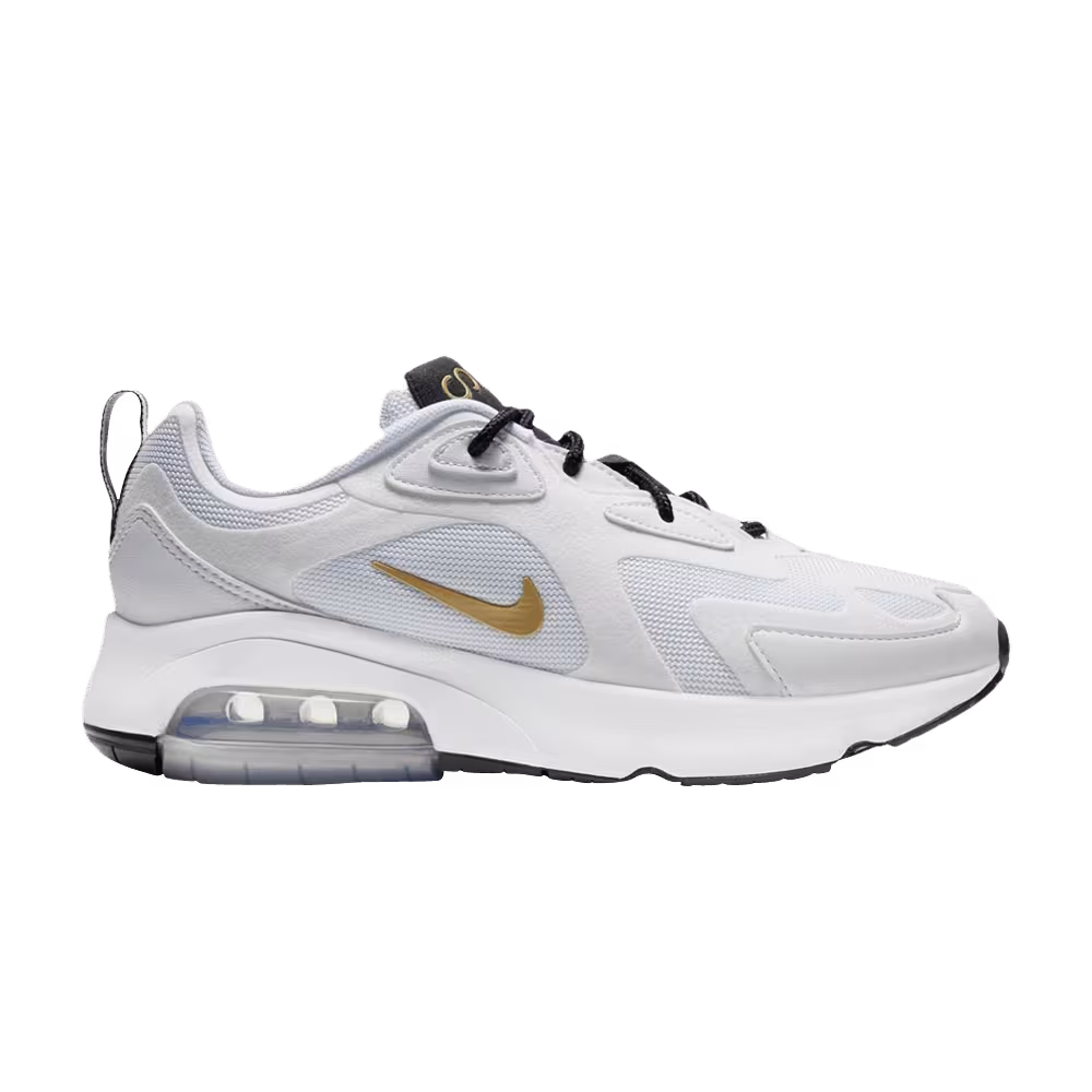 Nike Air Max 200 White Metallic Gold