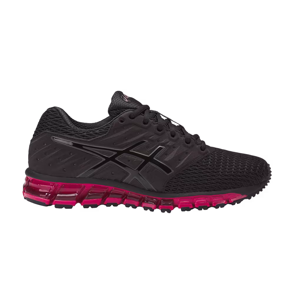 ASICS Women's Gel Quantum 180 2 Black Cosmo Pink