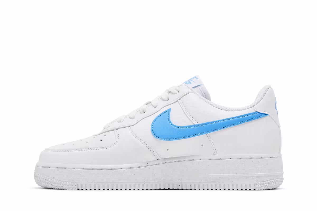 Nike Women's Air Force 1 White University Blue, view 4