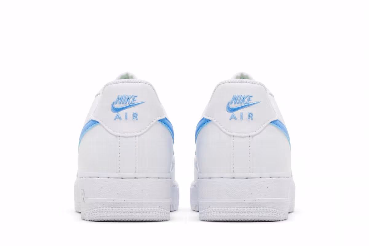 Nike Women's Air Force 1 White University Blue, view 7