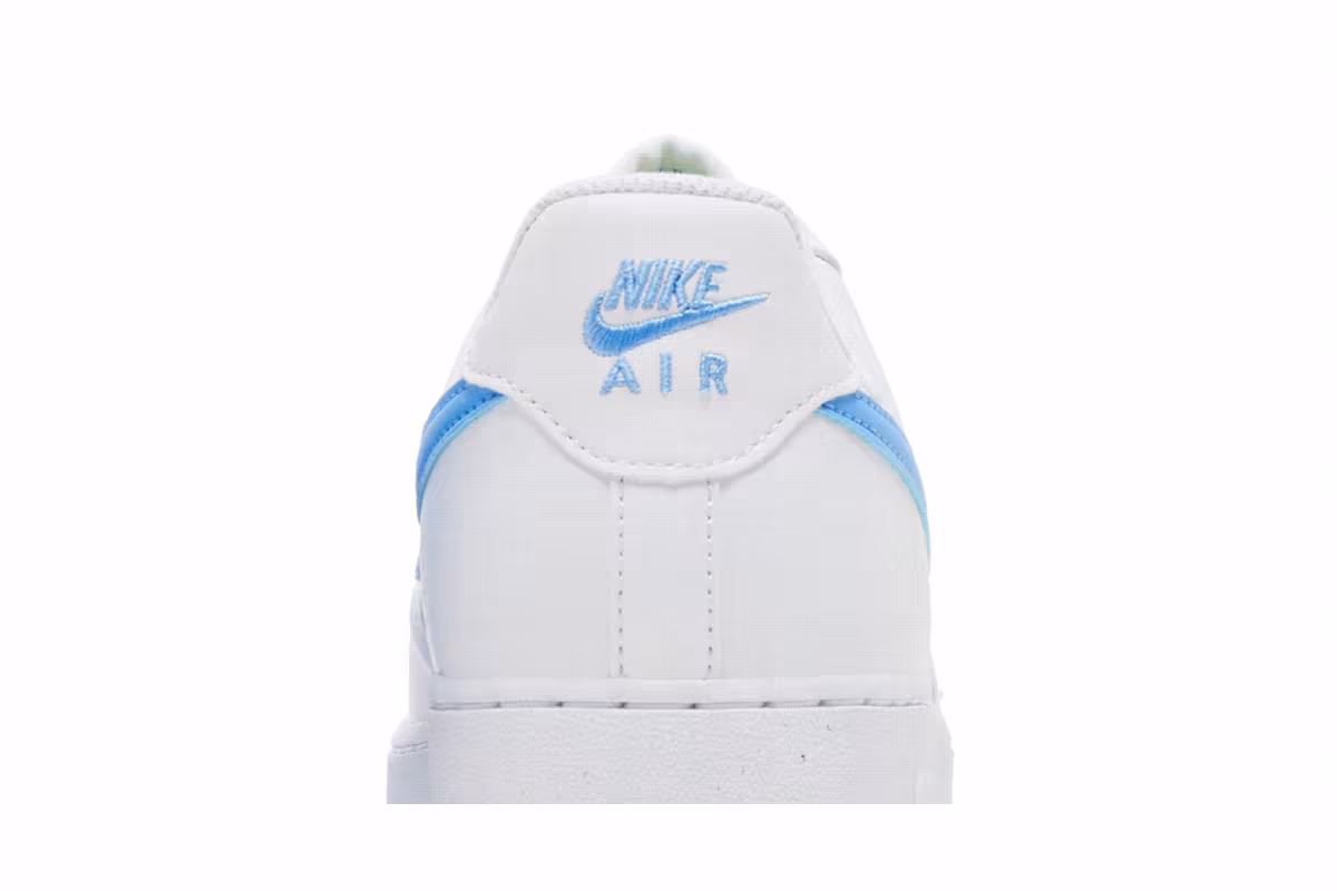 Nike Women's Air Force 1 White University Blue, view 8