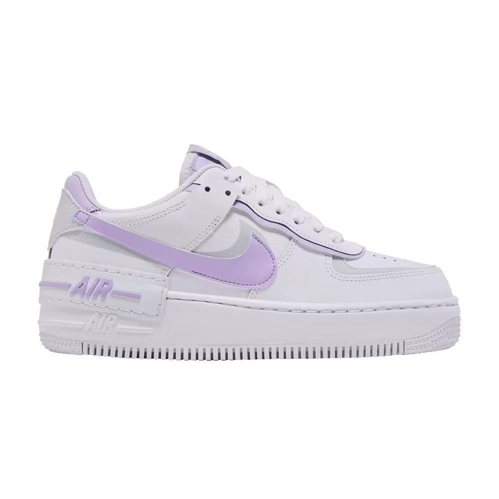 Nike Women's Air Force 1 Shadow White Lilac Bloom