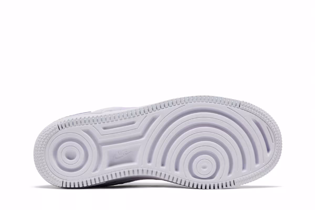 Nike Women's Air Force 1 Shadow White Lilac Bloom, view 5