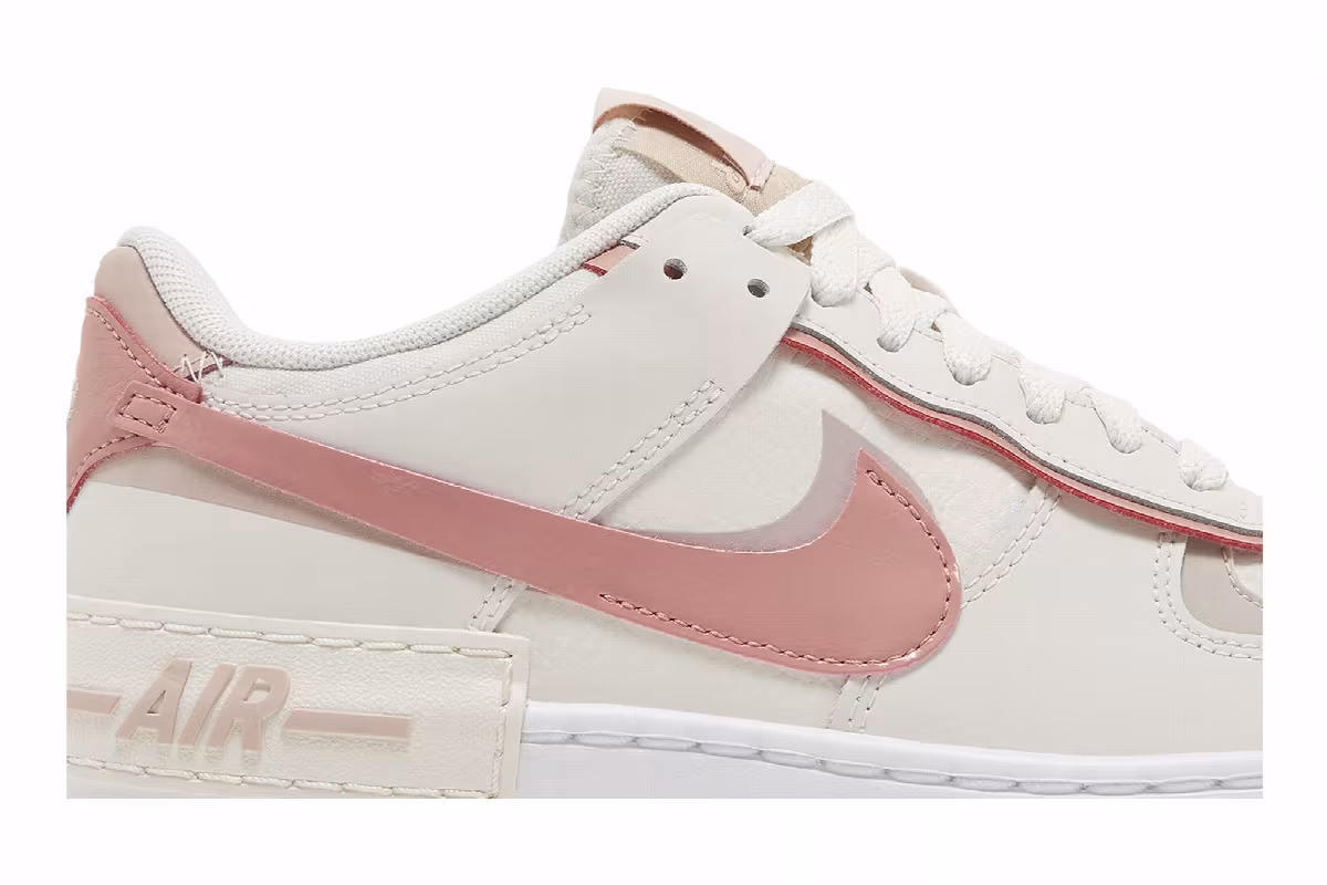 Nike Women's Air Force 1 Shadow Phantom Pink Oxford, view 3