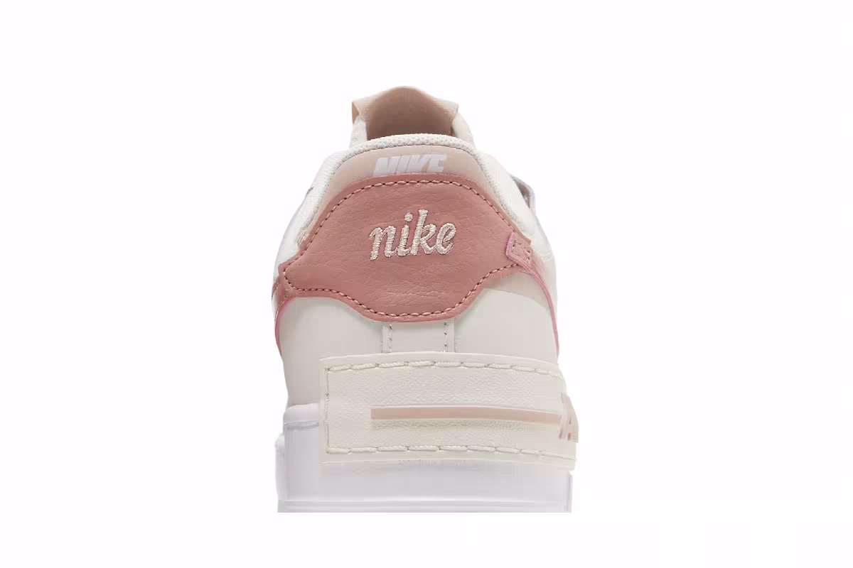 Nike Women's Air Force 1 Shadow Phantom Pink Oxford, view 8