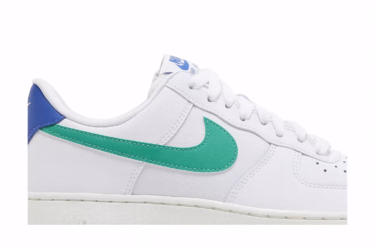 Nike Women's Air Force 1 White Stadium Green, view 3