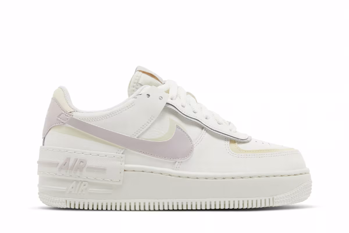 Nike Women's Air Force 1 Shadow Sail Platinum Violet, view 2