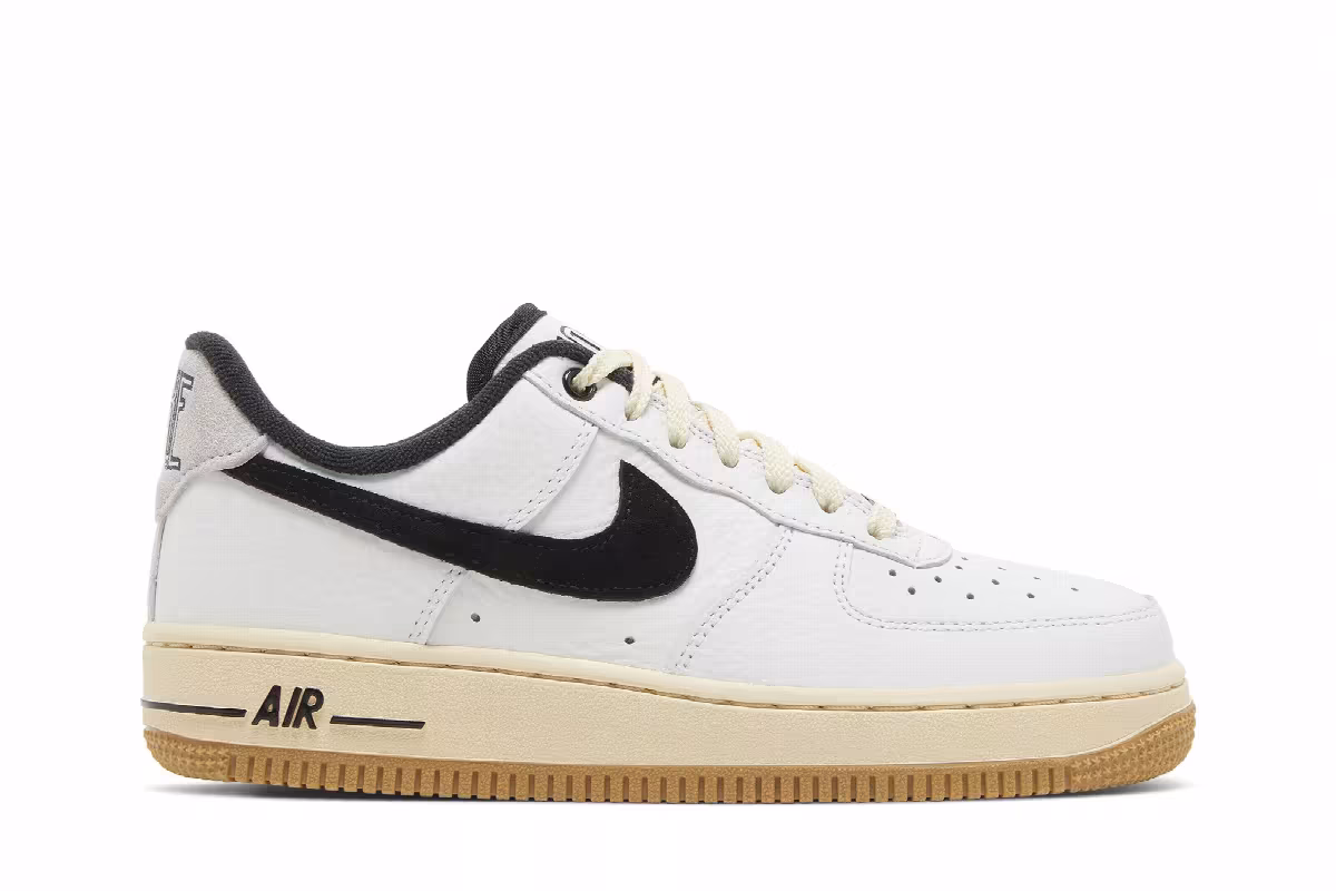 Nike Women's Air Force 1 Command Force - White Black, view 2