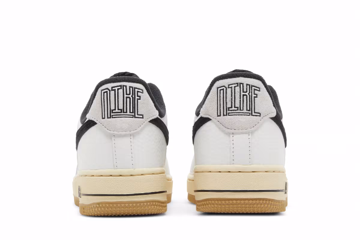 Nike Women's Air Force 1 Command Force - White Black, view 7