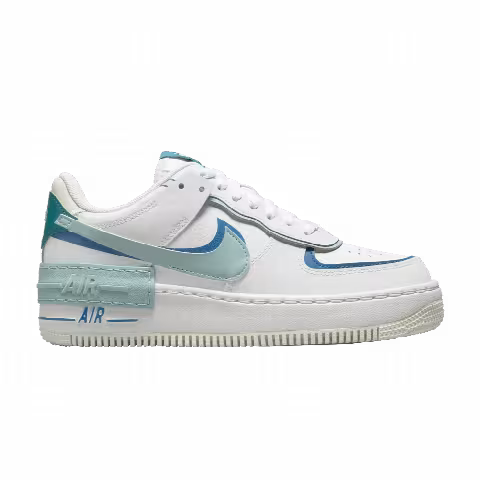 Nike Wmns Air Force 1 Shadow 'White Industrial Blue Teal'