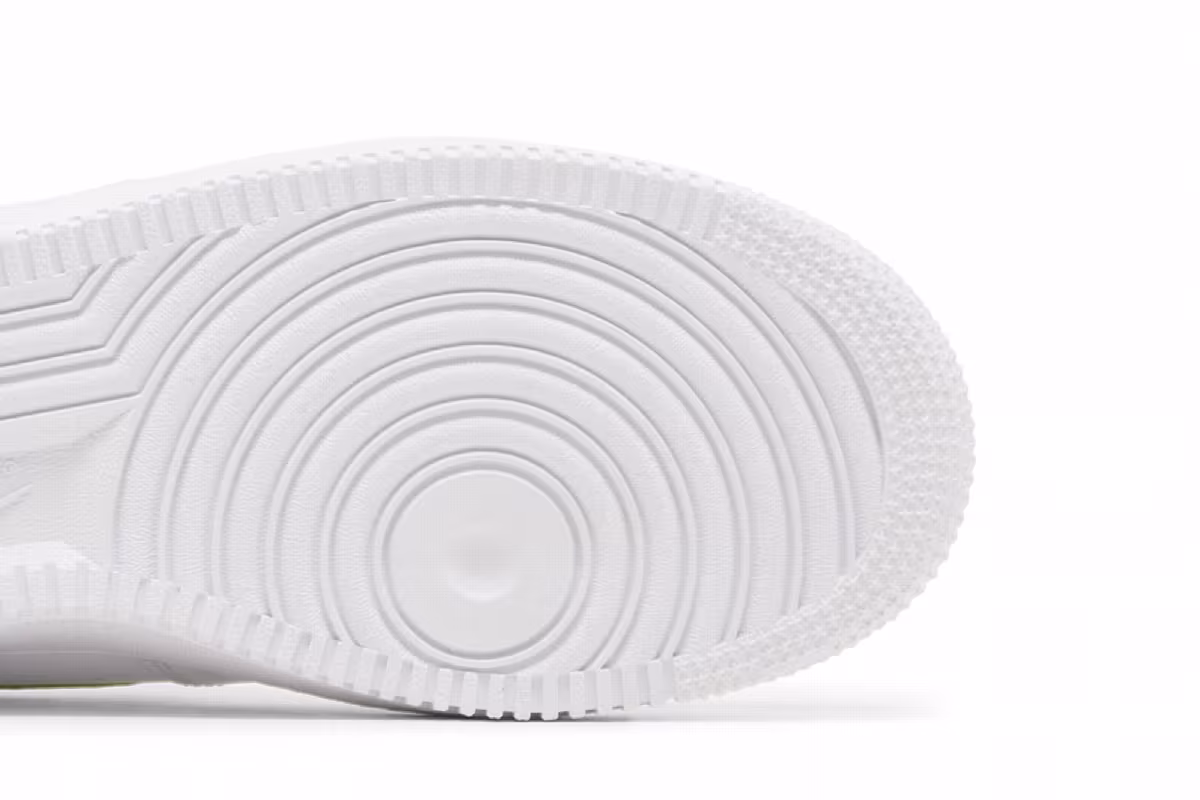 Nike Women's Air Force 1 White Action Green, view 6
