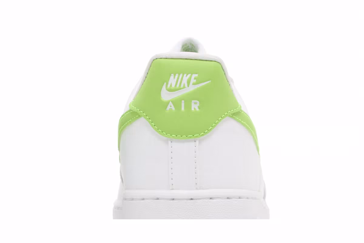Nike Women's Air Force 1 White Action Green, view 8