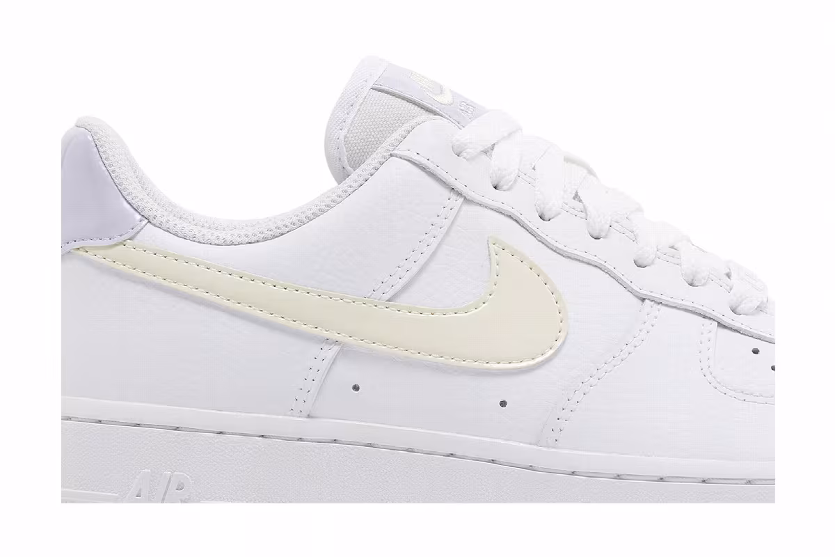 Nike Women's Air Force 1 Coconut Milk Oxygen Purple, view 3