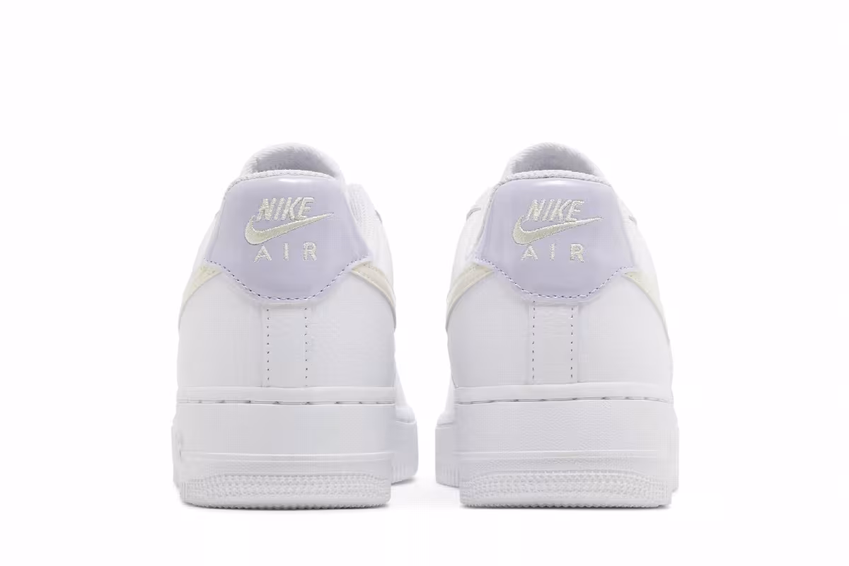 Nike Women's Air Force 1 Coconut Milk Oxygen Purple, view 7