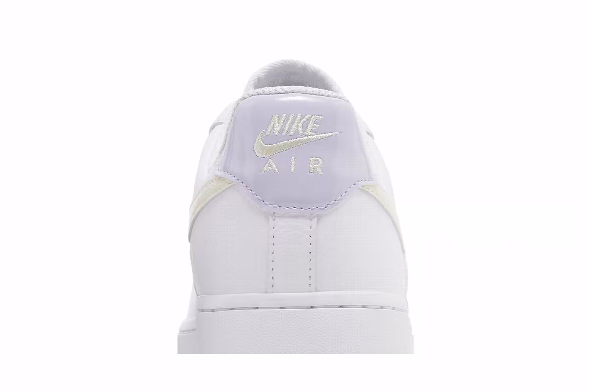Nike Women's Air Force 1 Coconut Milk Oxygen Purple, view 8