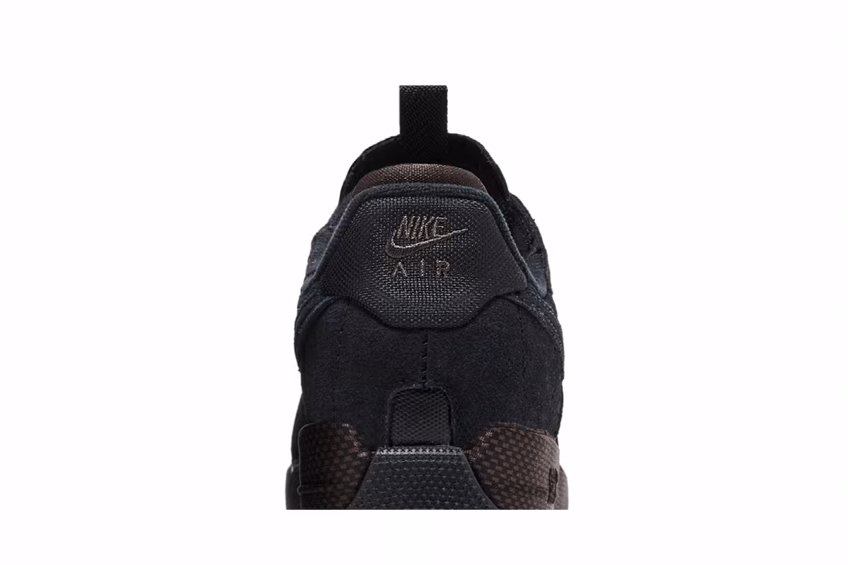 Nike Women's Air Force 1 Wild Black Velvet Brown, view 8