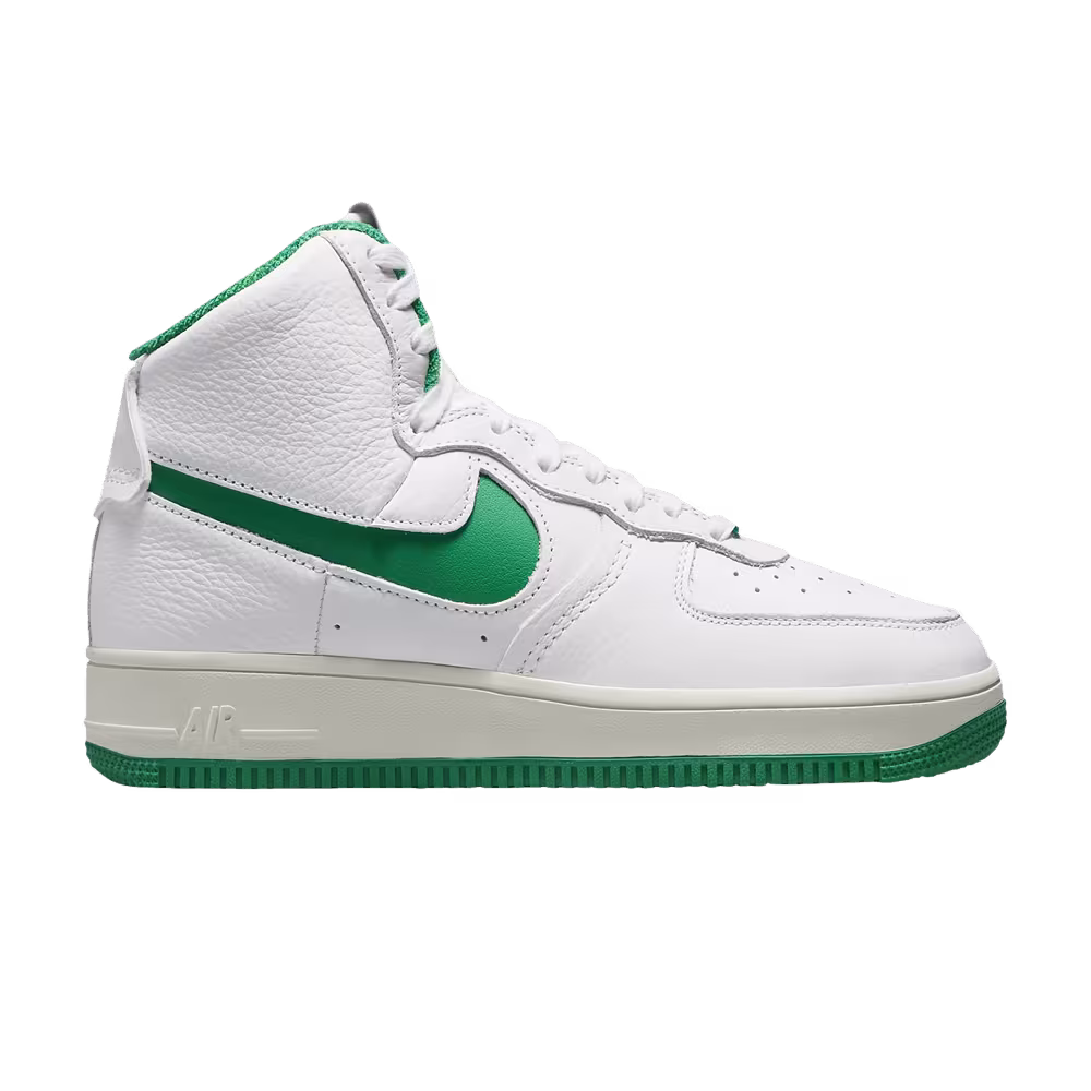 Nike Women's Air Force 1 High Sculpt White Stadium Green