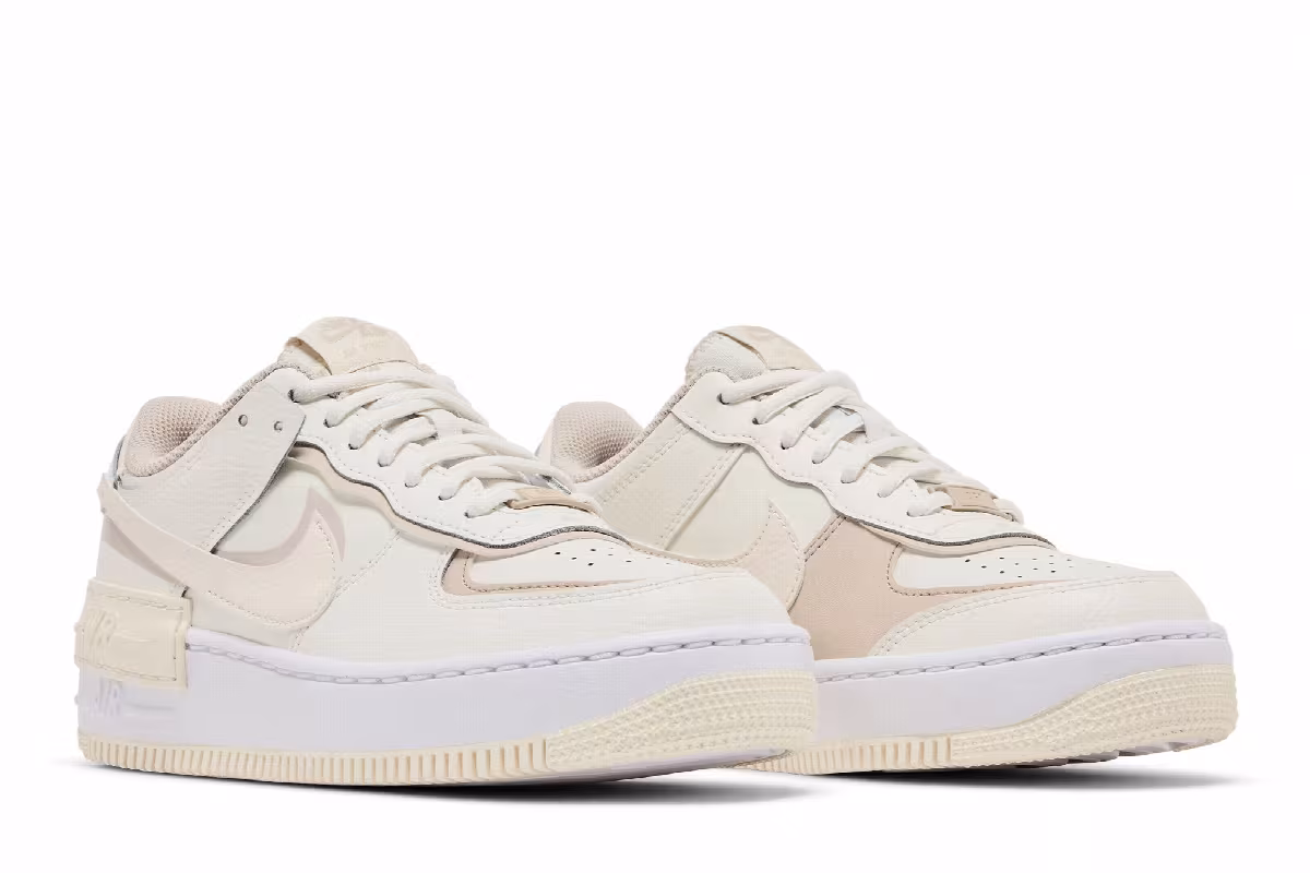 Nike Women's Air Force 1 Low Sail Pale Ivory White, view 9