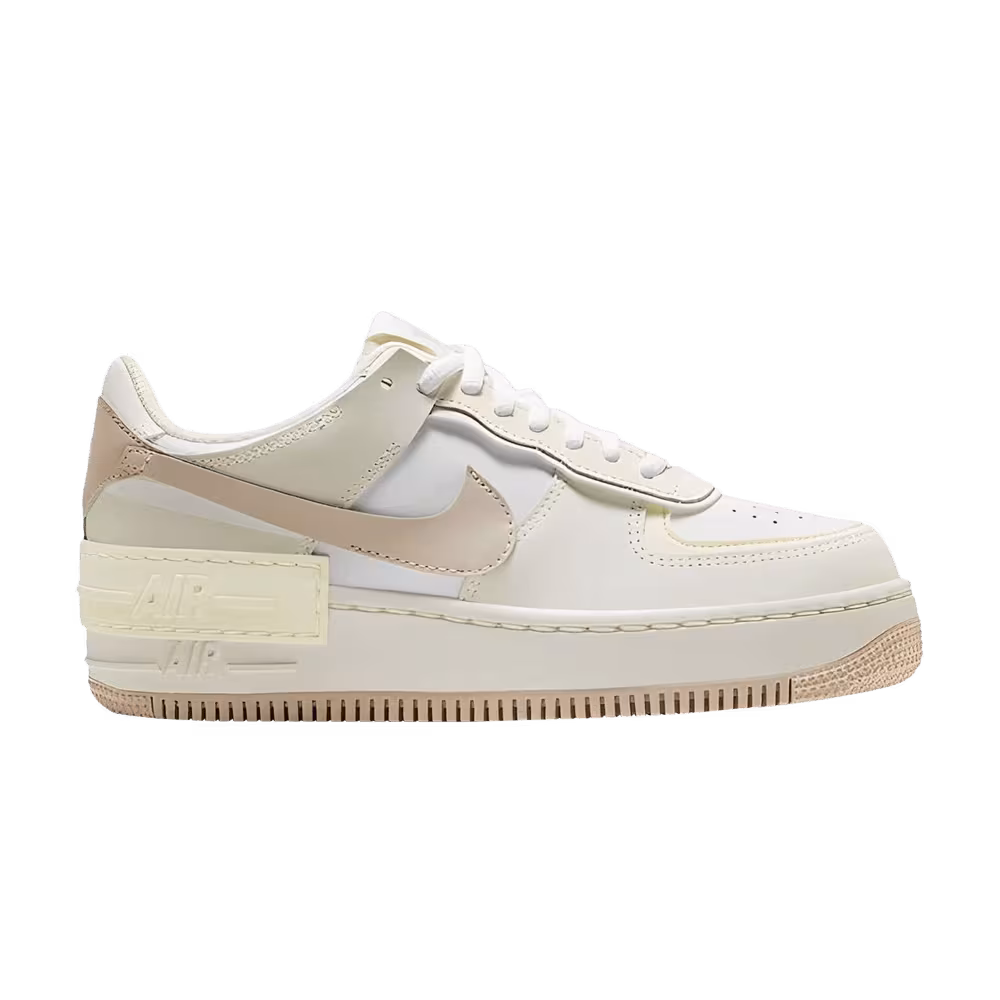 Nike Women's Air Force 1 Shadow White Fossil Stone