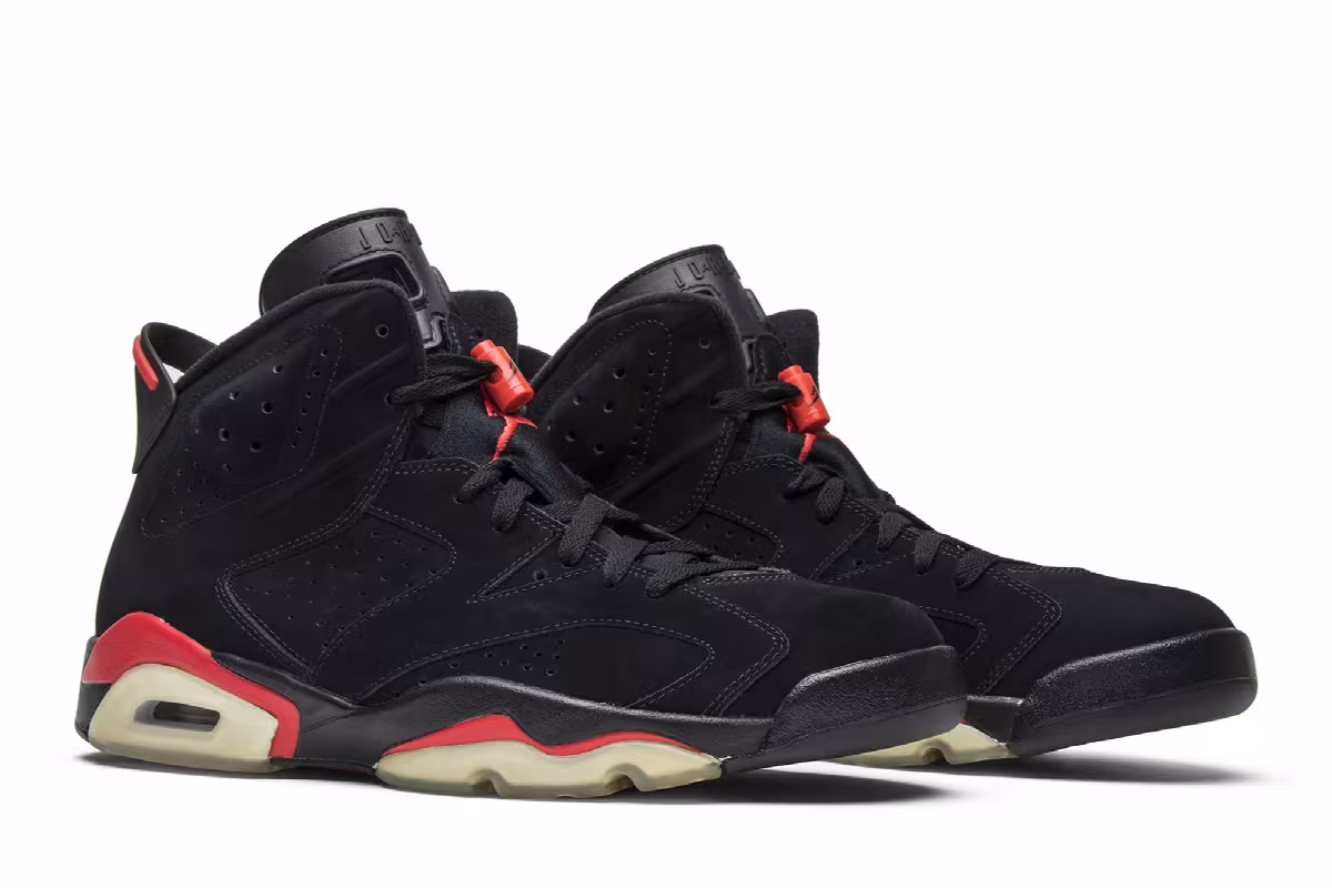 Air Jordan 6 Infrared Pack Infrared Pack - Black, view 9