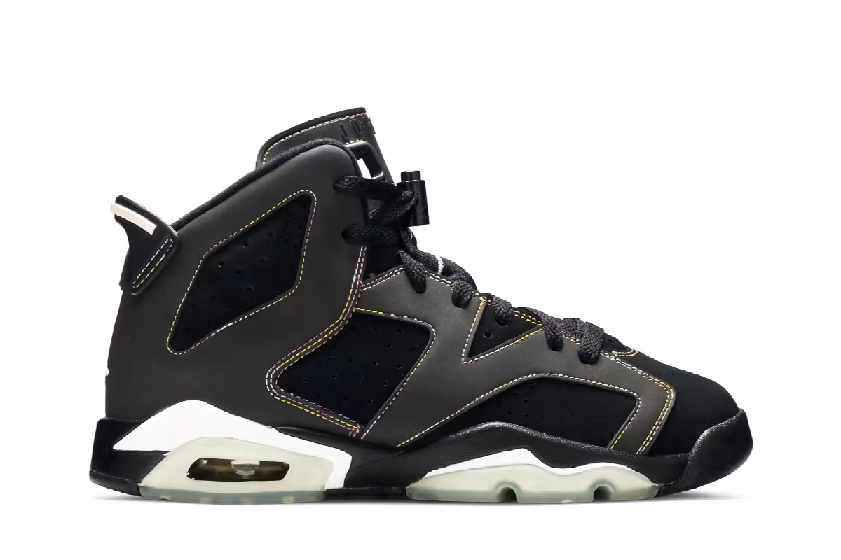 Air Jordan 6 GS Lakers, view 2