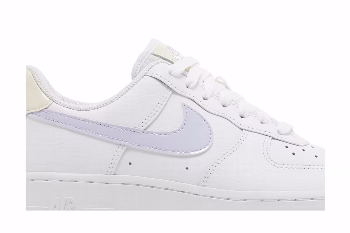 Nike Women's Air Force 1 Coconut Milk Oxygen Purple, view 3