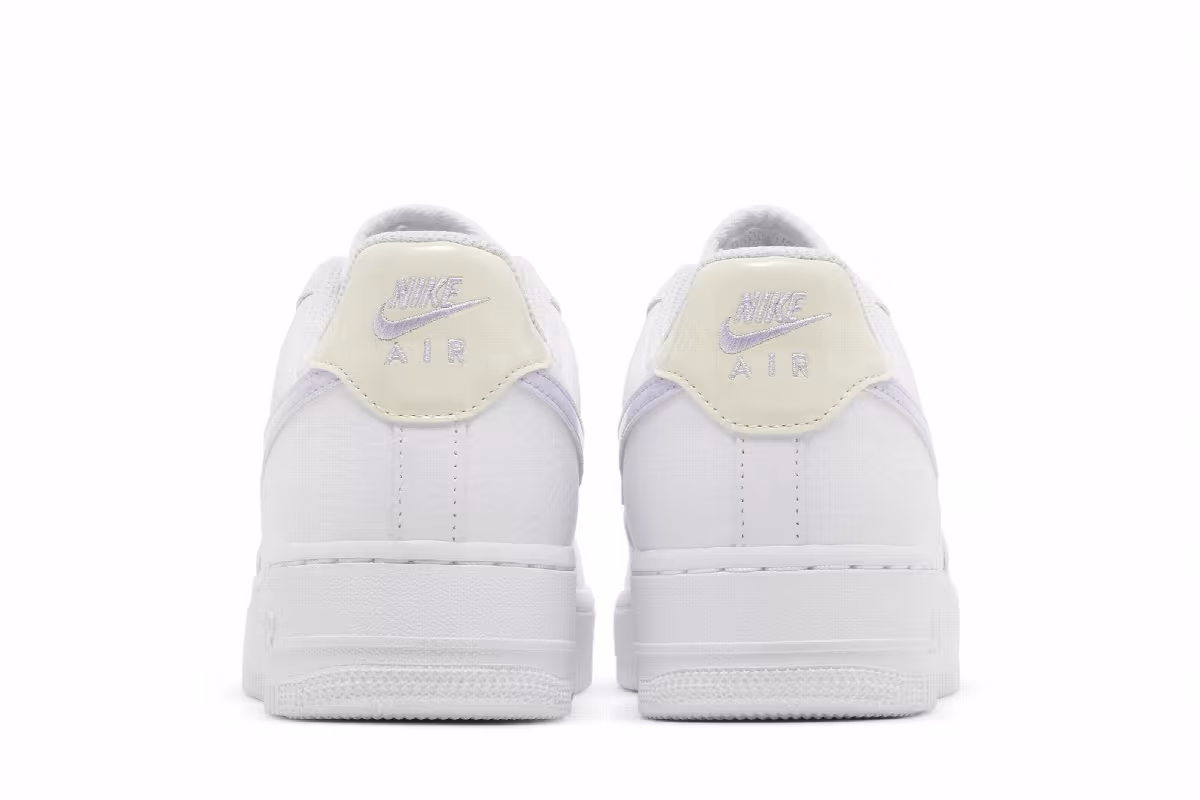 Nike Women's Air Force 1 Coconut Milk Oxygen Purple, view 7