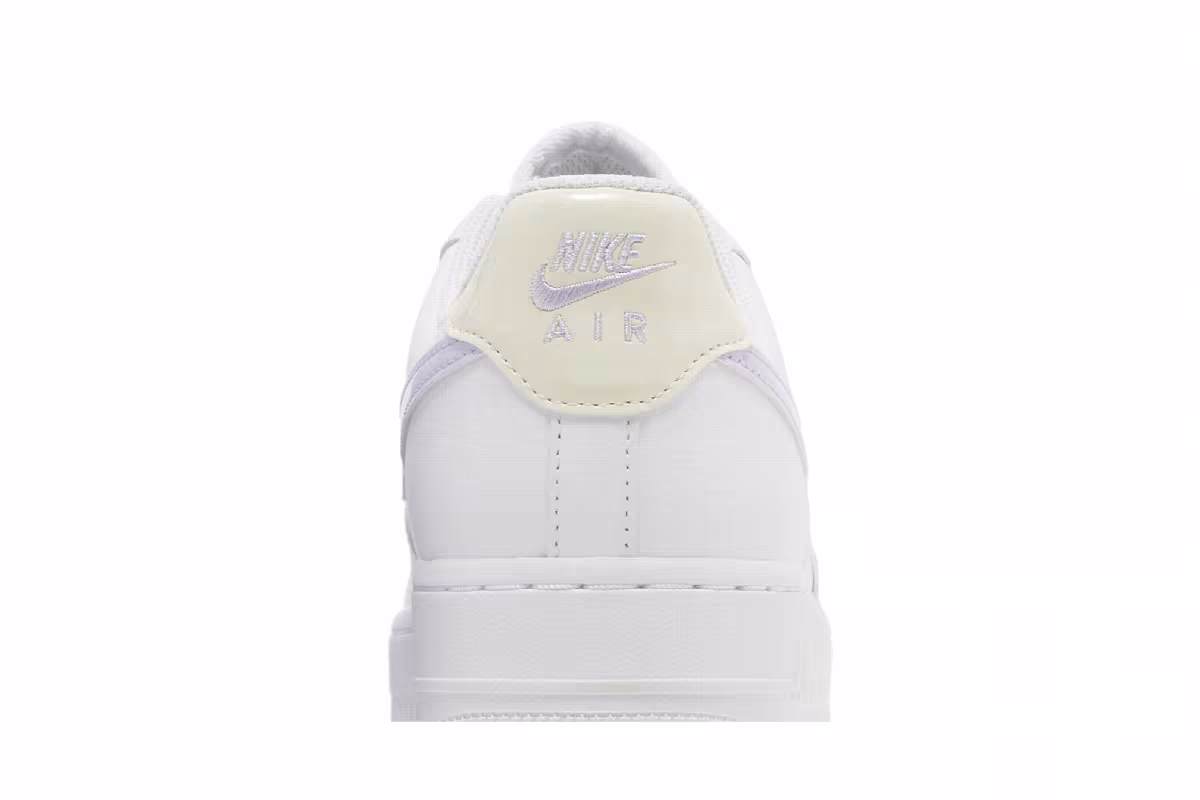 Nike Women's Air Force 1 Coconut Milk Oxygen Purple, view 8