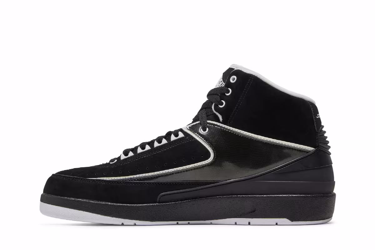 Air Jordan 2 QF Black White, view 4