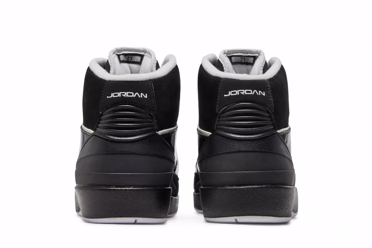 Air Jordan 2 QF Black White, view 7