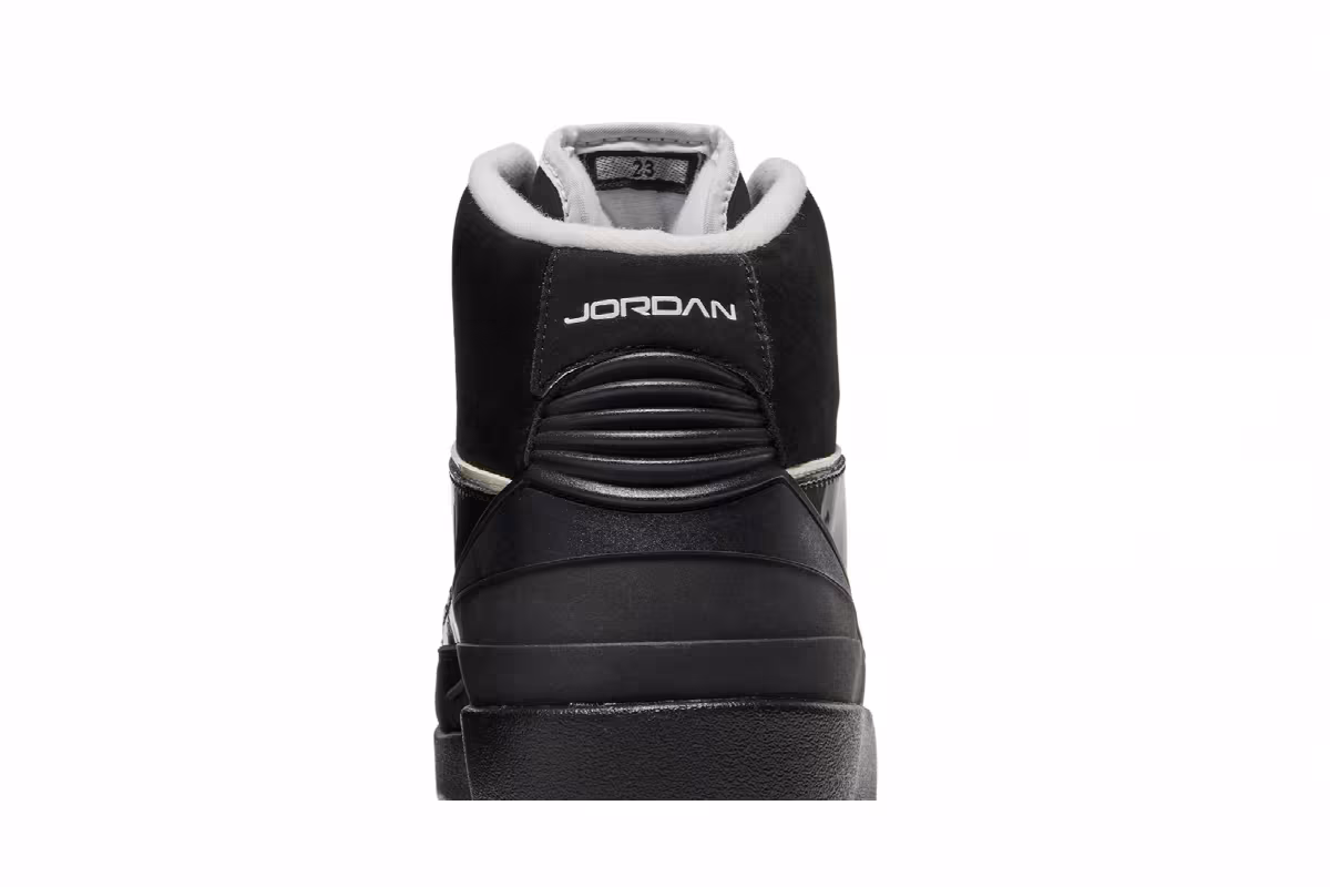 Air Jordan 2 QF Black White, view 8