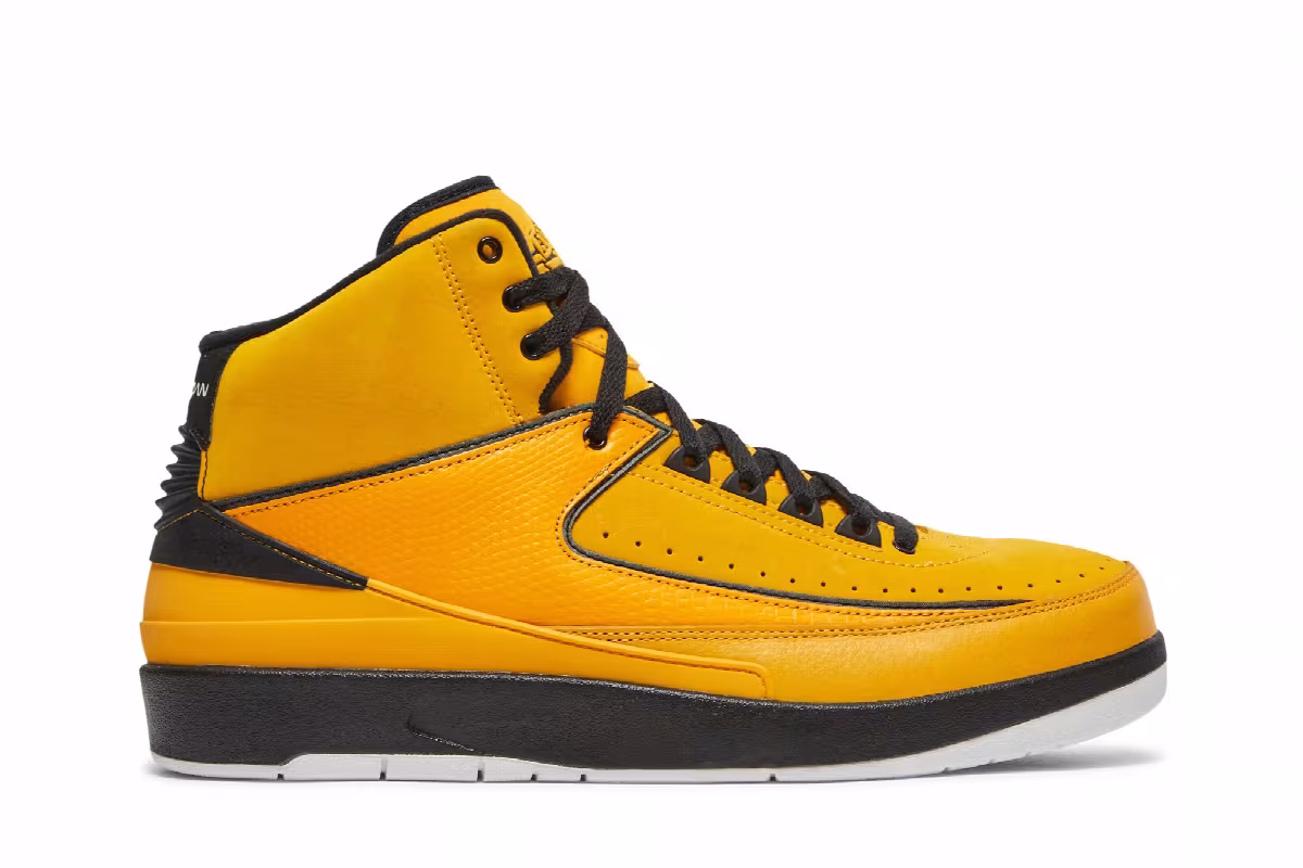 Air Jordan 2 QF Candy Yellow, view 2