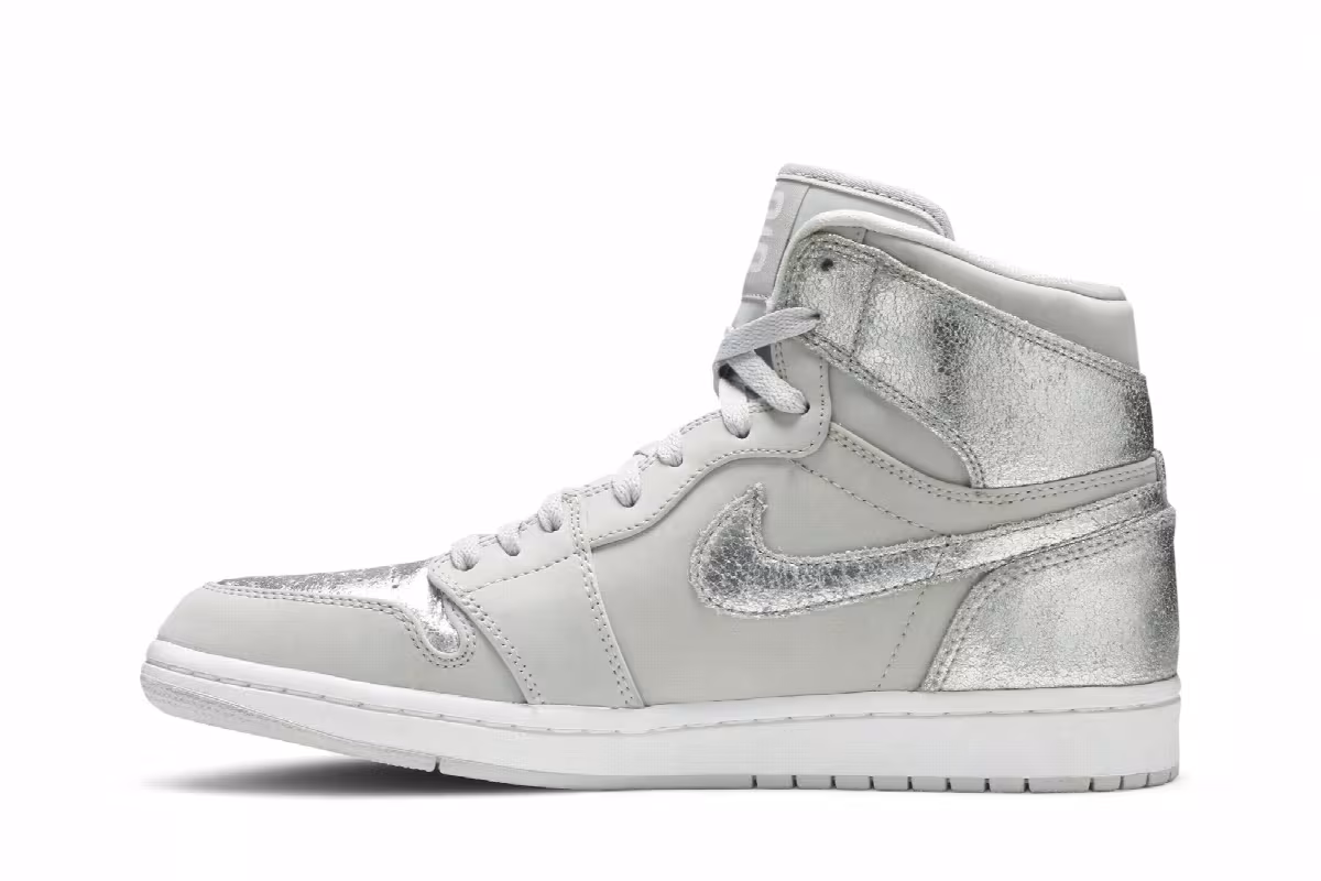 Air Jordan 1 Hi Silver 25th Anniversary, view 4