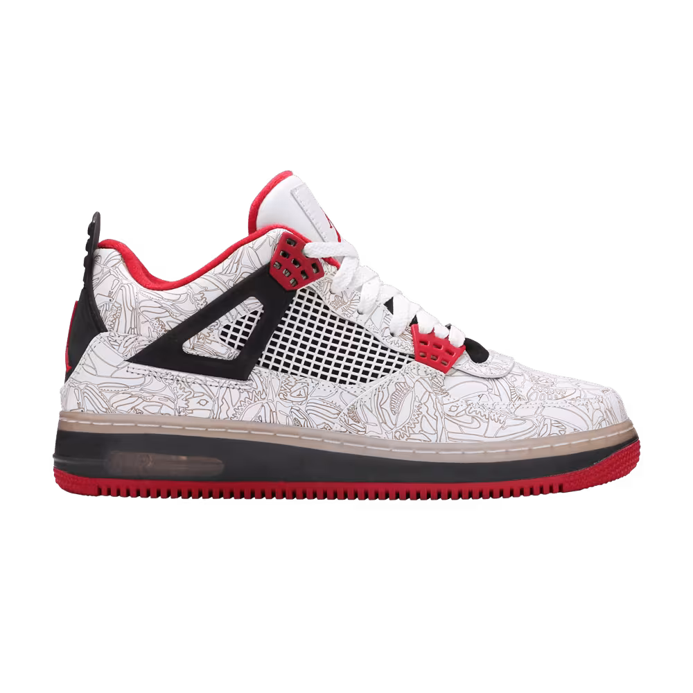 Air Jordan Fusion 4 Premier White Laser