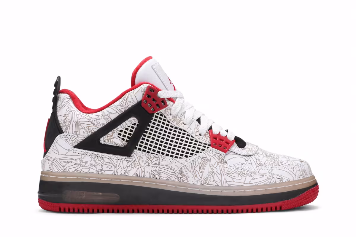 Air Jordan Fusion 4 Premier White Laser, view 2