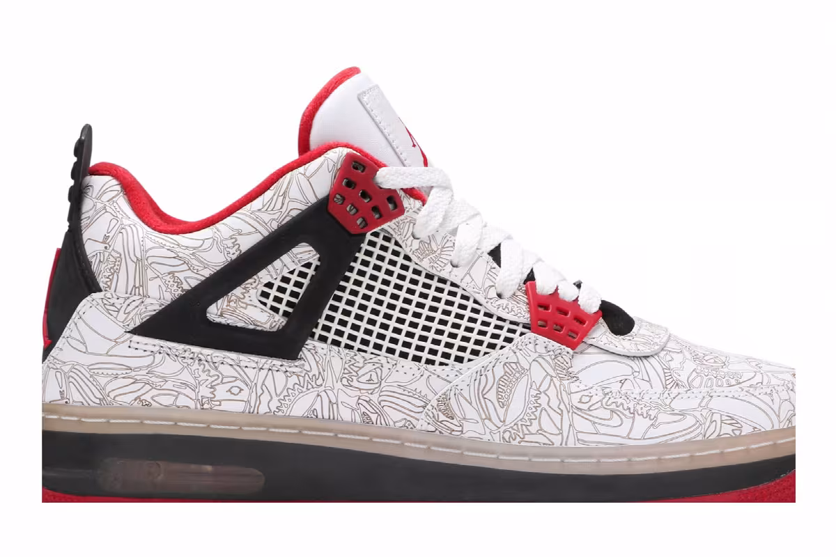 Air Jordan Fusion 4 Premier White Laser, view 3